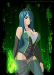  breasts cleavage clothed clothing female friendship_is_magic human humanized looking_at_viewer mammal my_little_pony queen_chrysalis_(mlp) solo zantyarz 