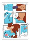  anal_insertion anal_penetration animaniacs blue_fur brown_fur cartoon_network comic cum cum_inside dildo double_dildo erection eyes_closed fur gaping gay gumball_watterson insertion lube male mammal open_mouth penetration penis plain_background rodent saliva sex_toy shaking skippy_squirrel squirrel teeth the_amazing_world_of_gumball white_background 