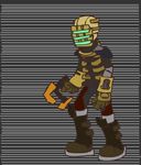  armor dead_space gun helmet isaac_clarke light power_armor power_suit science_fiction scifi weapon 