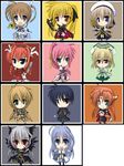  6+girls animal_ears arf bardiche black_wings blonde_hair blue_eyes blue_hair book book_of_the_azure_sky braid brown_hair bunny card chibi chrono_harlaown durandal_(nanoha) fate_testarossa graf_eisen hammer hat head_wings holding holding_card klarwind levantine long_hair lyrical_nanoha magical_boy magical_girl mahou_shoujo_lyrical_nanoha mahou_shoujo_lyrical_nanoha_a's multiple_boys multiple_girls multiple_wings pink_hair ponytail purple_eyes raising_heart red_eyes red_hair reinforce reinforce_zwei sakuno_shikine schwertkreuz shamal short_hair signum silver_hair single_thighhigh staff stuffed_animal stuffed_bunny stuffed_toy sword tail takamachi_nanoha thighhighs tome_of_the_night_sky twin_braids twintails vita weapon wings yagami_hayate yuuno_scrya zafira 