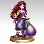  ankle_boots bad_id bad_pixiv_id baggy_pants bandana boots brown_eyes captain_syrup eyeshadow gonzarez jewelry lipstick long_hair makeup mario_(series) necklace oil_lamp pants pendant red_hair sack sash skull solo standing super_smash_bros. trophy wario_land 