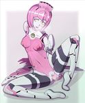  1girl android breasts edit erect_nipples female phantasy_star phantasy_star_online pink_eyes pussy racaseal robot_girl solo spread_pussy terrible_photoshop 