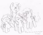  cutie_mark dinky_hooves_(mlp) english_text enigmaticfrustration equine eyewear female friendship_is_magic glasses grin group happy horn horse laugh male mammal my_little_pony open_mouth pony sketch smile snails_(mlp) snips_(mlp) text twist_(mlp) unicorn young 
