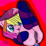  butt cheeks cute equine g3 g4 hat horse mammal ms_paint my_little_pony pony presenting pussy socks solo tongue toola_roola toola_roola_(mlp) 