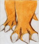  :boca artist boca bowser bros claws close-up focus hindpaw koopa mario mario_bros nintendo paws plain_background scalie sketch super toe_claws video_games white_background 