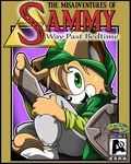  avoid_posting canine comic cover cub fox fringe fur game green_eyes hat hindpaw link mammal one_eye_closed orange_fur paws purple_background rating sammy sammy_stowes shield smile socks sweatpants sword the_legend_of_zelda video_games weapon wink wooden_sword young 