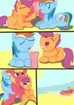  comic cum cutie_mark equine eyes_closed female feral friendship_is_magic group hair horse jbond male mammal my_little_pony oral oral_sex pegasus penis rainbow_dash_(mlp) scootaloo_(mlp) sex straight wings 