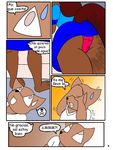  canine comic dog female la_venta mammal panties por_furryart_(artist) spanish spanish_text text underwear 