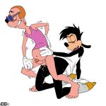  anal anal_penetration balls bottomless canine crazedg cum cum_in_ass cum_inside cum_while_penetrated disney dog duo ear_piercing eyewear gay glasses male mammal max_goof penetration penis piercing plain_background robert_zimmeruski socks 