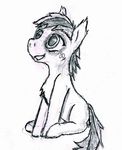  derpsickle equine friendship_is_magic horse male mammal my_little_pony original_character sitting solo young 
