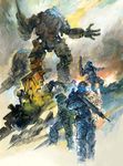  assault_rifle atlas_(titanfall) bad_id bad_pixiv_id gun multiple_boys ogre_(titanfall) rifle titanfall toron trigger_discipline weapon 