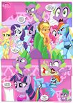  2014 anthro applejack_(mlp) bbmbbf big_breasts breasts cleavage clothed clothing comic dialog dragon english_text equestria_untamed equine female fluttershy_(mlp) friendship_is_magic horn horse male mammal my_little_pony pegasus pinkie_pie_(mlp) pony rainbow_dash_(mlp) rarity_(mlp) skimpy spike_(mlp) text twilight_sparkle_(mlp) unicorn winged_unicorn wings 