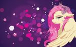  bokeh equine female fluttershy_(mlp) friendship_is_magic hair horn horse joemasterpencil long_hair looking_at_viewer mammal my_little_pony pony scar solo wallpaper 