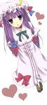  bad_id bad_pixiv_id blush dutch_angle etou_(cherry7) foreshortening hat heart patchouli_knowledge purple_eyes purple_hair solo touhou 