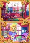  apron baking blonde_hair choker cookie cutie_honey food gainaxtop hairband ishikawa_kayoko kisaragi_honey kitchen long_hair re:_cutie_honey 