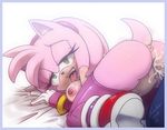  amy_rose anthro anus breasts butt cum cum_in_pussy cum_inside cum_on_penis cum_on_pussy duo female footwear from_behind gloves half-closed_eyes headband hedgehog legwear looking_at_viewer male mammal nancher open_mouth orgasm penetration penis pussy sega sex sharp_teeth shoes sonic_(series) sonic_boom sonic_the_hedgehog stockings straight teeth tongue tongue_out vaginal vaginal_penetration 