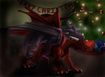  all_fours anal anal_penetration animal_genitalia christmas christmas_tree claws cum doggystyle drac drac_morte dragon drooling duo erection feral from_behind gay gift happy holidays horn invalid_color male multiple_tails muscles night open_mouth penetration penis phrozt precum prehensile_tail purple_scales red_scales reptile saliva scales scalie sex smile syn syn_kardis tails teeth thekc tongue tongue_out tree western_dragon wings 