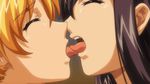  2girls animated animated_gif dreamnote incest kiss multiple_girls siblings sisters takanashi_shiori takanashi_yumi tongue yuri 