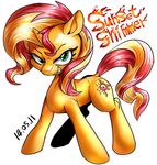  equine female feral friendship_is_magic horn horse mammal my_little_pony nekubi pony sunset_shimmer_(eg) unicorn 