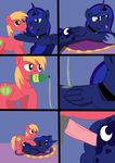  comic cutie_mark duo equine feral friendship_is_magic hair horn horse jbond mammal my_little_pony oil pony princess_luna_(mlp) vaginal winged_unicorn wings 