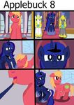  comic cutie_mark equine feral friendship_is_magic group hair inside jbond mammal my_little_pony princess_luna_(mlp) royal_guard 