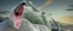  2018 3d_(artwork) aquatic_dragon digital_media_(artwork) dragon ghaaro hi_res looking_at_viewer male mouth_shot open_mouth outside saliva solo teeth tongue whiteperson 