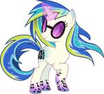  absurd_res alpha_channel equine female feral friendship_is_magic hi_res horn horse mammal my_little_pony plain_background pony smile solo theshadowstone transparent_background unicorn vinyl_scratch_(mlp) 