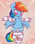  &lt;3 atryl blush equine female feral friendship_is_magic horse mammal my_little_pony panties pegasus pony rainbow_dash_(mlp) socks underwear wings 