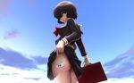  3d nazo_no_kanojo_x nopan photoshop realistic seifuku siraha skirt upskirt urabe_mikoto 