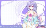  hyperdimension_neptunia iris_heart pink_eyes purple_hair pururut tsunako 