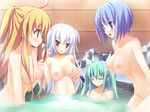  bath blonde_hair blue_eyes blue_hair blush breasts ezekiel game_cg green_eyes green_hair group irina_vladimirovna_putina long_hair miyoshi_ran nimura_yuushi nipples osananajimi_wa_daitouryou ouhama_yukino red_eyes short_hair twintails white_hair 