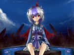  japanese_clothes red_eyes tokiko touhou wings 