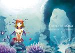  blue_eyes legend_of_mana mermaid red_hair seiken_densetsu underwater water 