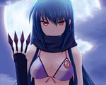  akahige angel_beats! bikini blue_hair ninja red_eyes shiina shiina_(angel_beats!) swimsuit 