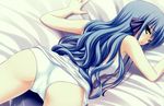  ass blue_hair fumio hoshiuta panties underwear yamabuki_renge 