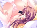  game_cg harukazedori_ni_tomarigi_wo_2nd_story nipples no_bra okina_korun panties shirt_lift underwear 