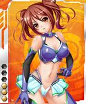  1girl breasts card_(medium) detached_sleeves female kagami kagami_hirotaka lilith-soft sagiri_yui solo taimanin_asagi taimanin_asagi_battle_arena 
