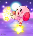  alien anal anal_penetration anthro bald balls barefoot blue_eyes blush erection glowing hi_res kirby kirby_(series) large_penis male nintendo no_humans nude one_eye_closed open_mouth penetration penis solo spice5400 star star_rod tongue uncensored video_games 
