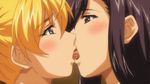 2girls animated animated_gif dreamnote incest kiss multiple_girls saliva siblings sisters takanashi_shiori takanashi_yumi tongue yuri 