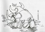  black_and_white black_knight_(shovel_knight) dr.tanner monochrome sex shovel_knight shovel_knight_(character) 