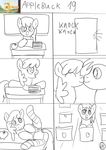  cheerilee_(mlp) cheerilie_(mlp) comic friendship_is_magic jbond my_little_pony pussy sketch socks 