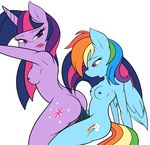  2014 absurd_res ambris anthro anthrofied anus arianfis breasts butt colored cutie_mark dickgirl dickgirl_on_female duo equine female friendship_is_magic hi_res horn intersex mammal my_little_pony nipples open_mouth pegasus penetration penis plain_background rainbow_dash_(mlp) sex twilight_sparkle_(mlp) unicorn vaginal vaginal_penetration white_background wings 