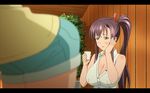  amaya_haruko animated animated_gif ass ass_shake breasts huge_breasts maken-ki! purple_hair 