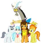  breesie cheese_sandwich_(mlp) coco_pommel_(mlp) discord_(mlp) draconequus equine female friendship_is_magic group horn horse male mammal my_little_pony nascarcatcar pegasus pony seabreeze_(mlp) silver_shill_(mlp) smile spitfire_(mlp) vector wings wonderbolts_(mlp) 