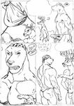  cervine comic deer dog erection furronika gay male mammal penis stag 