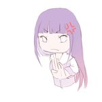 1girl anger_vein byakugan hyuuga_hinata littlebutsmall long_hair naruto purple_hair serious simple_background solo white_background 