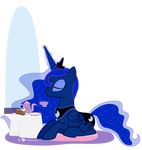  alpha_channel dm29 equine female feral friendship_is_magic horn horse mammal my_little_pony pony princess_luna_(mlp) solo winged_unicorn wings 