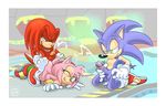  balls clothing coolblue cum female gloves green_eyes knuckles_the_echidna penis sega shoes sonic_(series) sonic_the_hedgehog vein 