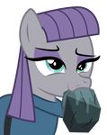  absurd_res alpha_channel equine female feral friendship_is_magic hi_res horse mammal masemj maud_pie_(mlp) my_little_pony pony rock solo 