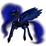  alpha_channel equine female feral friendship_is_magic horn mammal my_little_pony princess_luna_(mlp) saoiirse solo winged_unicorn wings 